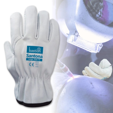 Bastion Santona Cow Grain Natural Leather Rigger Gloves - Small (Size 8)