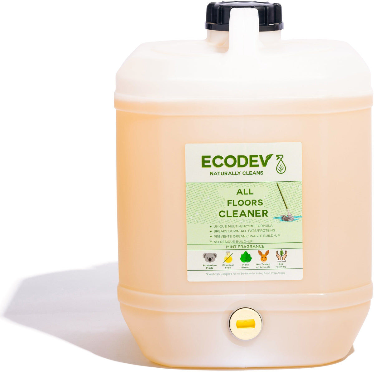 Ecodev All Floors Cleaner 10L Australian Made Eco-friendly