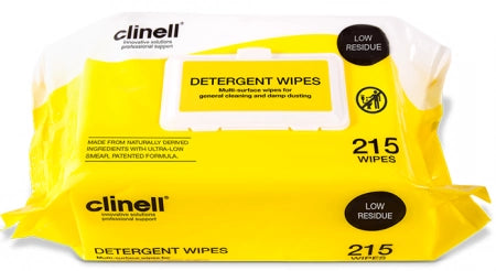 215/Pack Clinell Multi-surface Detergent Wipes