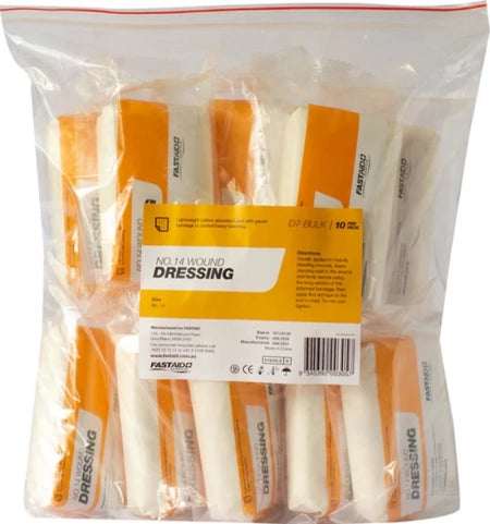 FastAid Wound Dressing No.14 Pack of 10