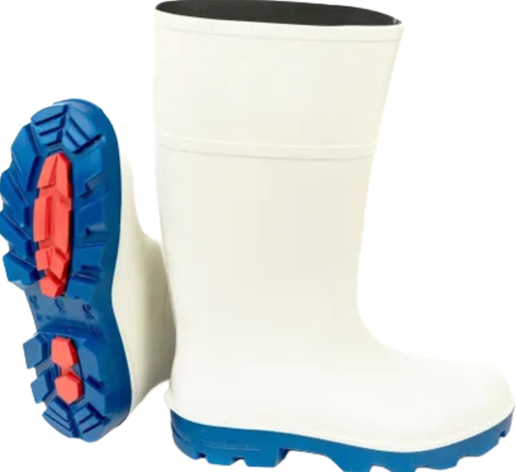 PU Gumboot Safety White 37/4