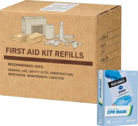 Carton of 10 FastAid R1 Disposable CPR Mask