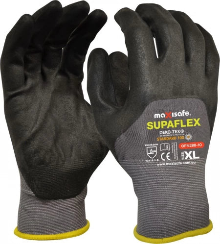 Maxisafe Supaflex Glove with 3/4 Micro Foam Coating GFN288