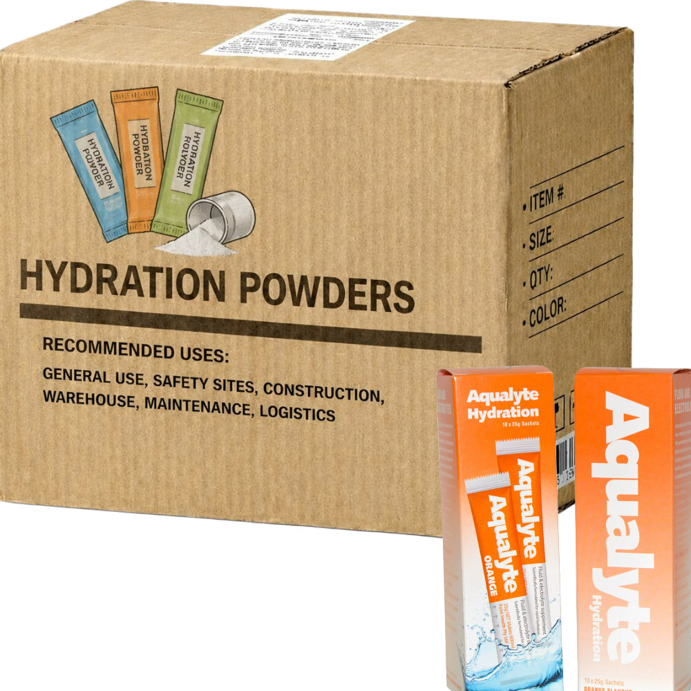 Carton of 20 Packs Aqualyte Orange Electrolyte Powder Sachets 25g x 250