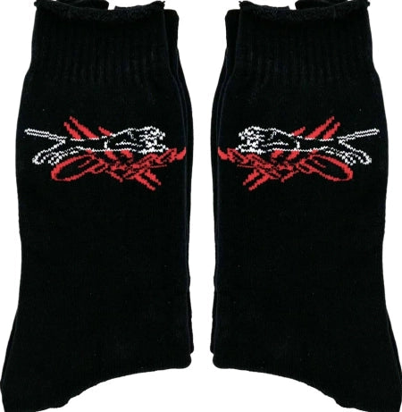 Maxisafe Cotton Terry Towel Socks - Black - Medium (size 6-10)