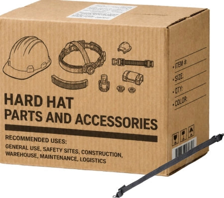 Carton of 100 pcs Tuffgard Elastic Chin Strap Secure Helmet Fit Accessory