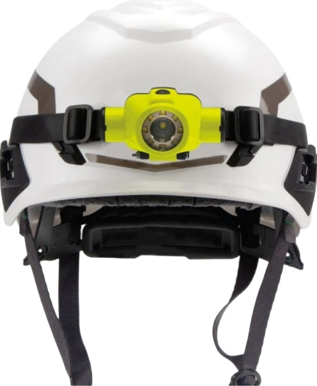 Maxisafe Intrinsically Safe Dual-Light USB Rechargeable Headlamp w/helmet mounts