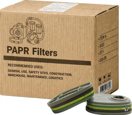 Carton of 30 Maxiguard ABEK Gas Filter Cartridge Respiratory Filters