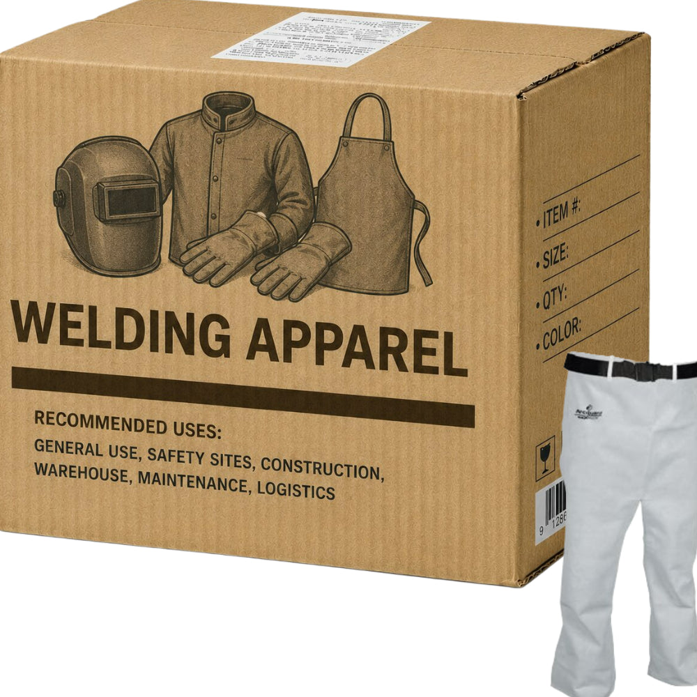 Carton of 20 ArcGuard Leather Welding Trousers Heat Resistant - XLarge