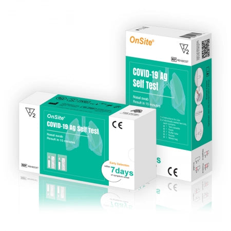 OnSite COVID-19 RAT Rapid Antigen Nasal Test Kit Twin-Pack Exp. 17/01/2024 (Pack of 2)