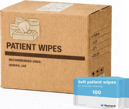 Carton of 18 Reynard Health Soft Patient Wipes