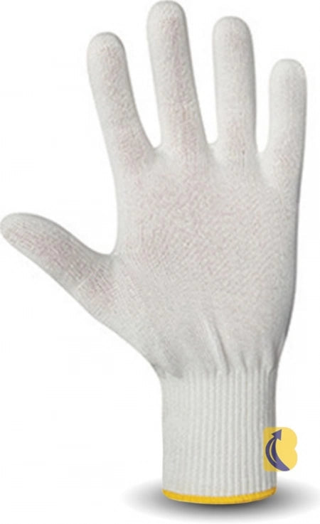 YSF CRG Food Grade C5/E 13G Cut 5 White Cut Resistant Gloves