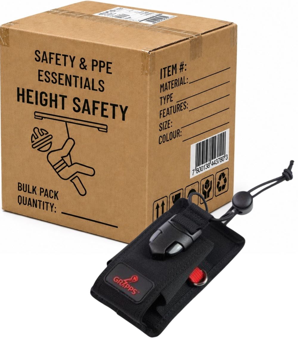 Carton of 10 Packs Maxisafe Adjustable Two Way Radio Holster Tool Carry Accessory