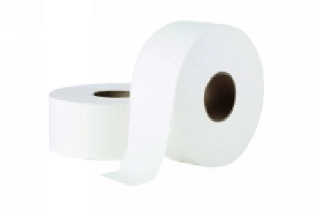 TOILET PAPER ROLL LIVI ESSENTIALS 300M JUMBO EMBOSSED 2PLY