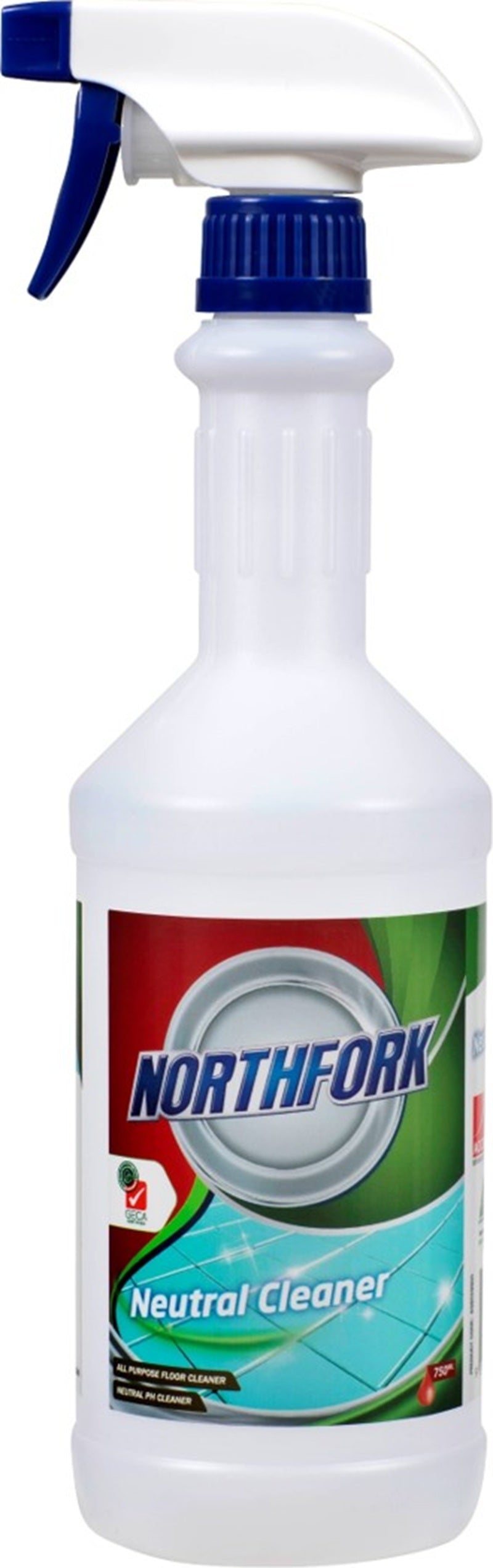 Northfork GECA Total Bathroom Cleaner Clear 750ml Decanting Bottle