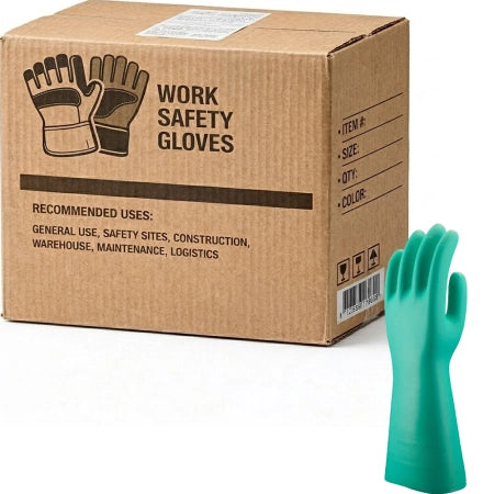 Carton of 144 Medicom SafeDuty Nitrile Chemical Resistance Gloves - Large