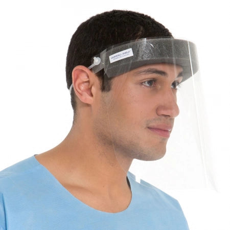 HALYARD GUARDALL SHIELD* Full-Length Visor Only, Clear (40 Masks/Carton)