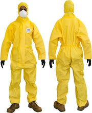 Carton of 25 Chembarrier Laminated Disposable Coverall Type 3/4/5/6