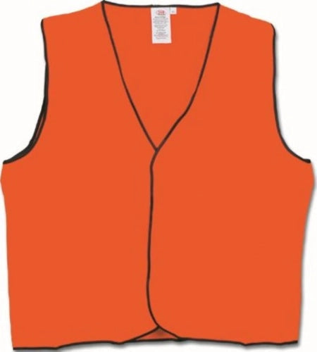 Carton of 100 pcs Maxisafe Hi-Vis Day Vest Orange Class D Day Visibility - 2