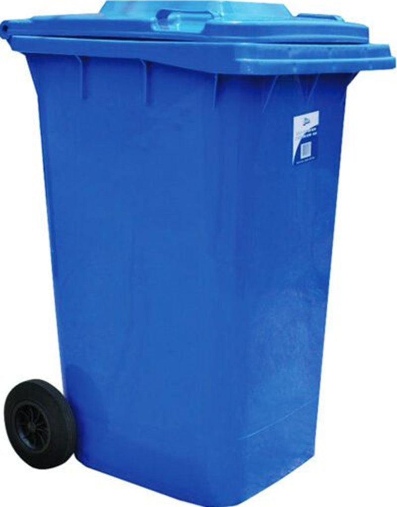 Edco Heavy Duty Bin with Wheels 240L - Blue