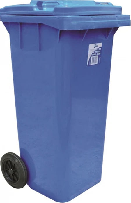 Edco Heavy Duty Bin with Wheels 120L - Blue