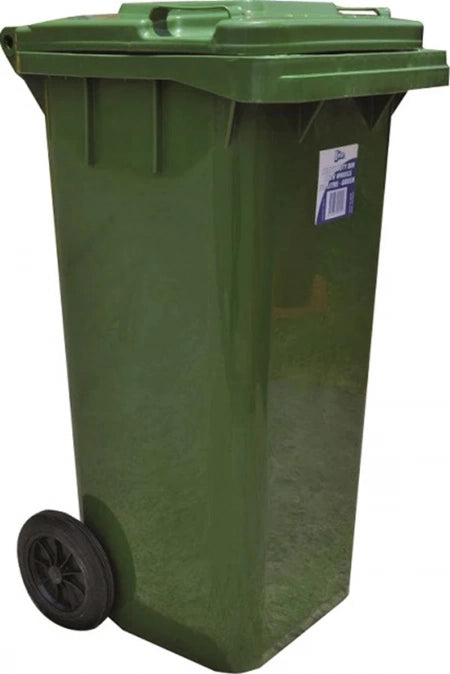 Edco Heavy Duty Bin with Wheels 120L - Green
