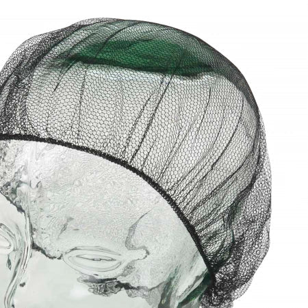 Carton of 1000 Ultra Health Black Nylon Hair Net 21 Inch