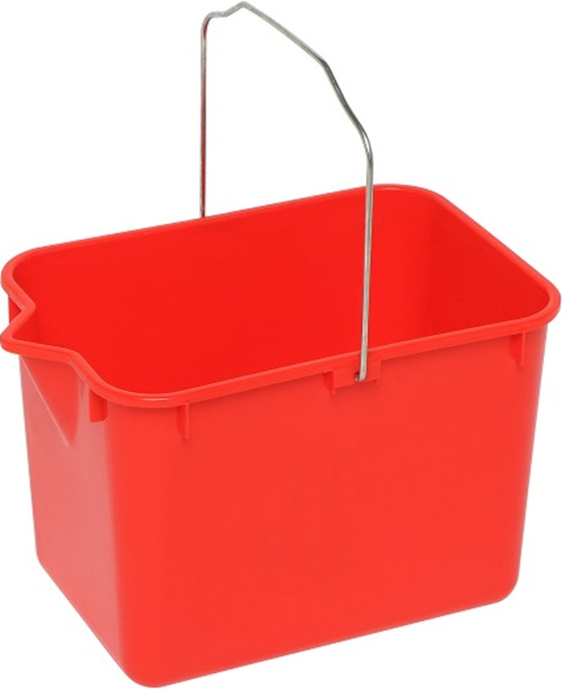 Edco Squeeze Mop Bucket - Red