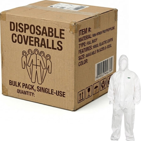 Carton of 1000 Hi Calibre Microporous Waterproof Coveralls Type 5/6 - 2XLarge