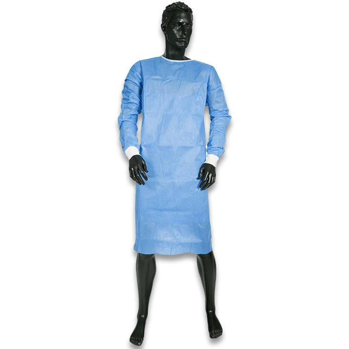 SMS Disposable Clinical Surgical Sterile Gowns Knitted  Elastic Cuff Level 3