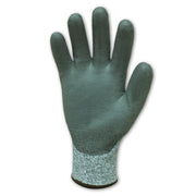 Bastion Taranto Cut 5 Grey HPPE Gloves 13G Grey Polyurethane Palm Coating - Small (Size 7)