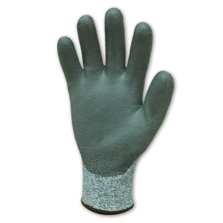 Bastion Taranto Cut 5 Grey HPPE Gloves 13G Grey Polyurethane Palm Coating - Small (Size 7)