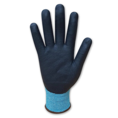 Carton of 120 Pairs Mako Cut 3 Grey HPPE Spandex Gloves 18G Micro Foam Flex Nitrile Size 7