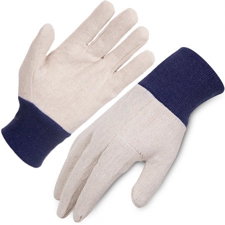 Ultra Health Cotton Drill Knitted Cuff Gloves ~ Men