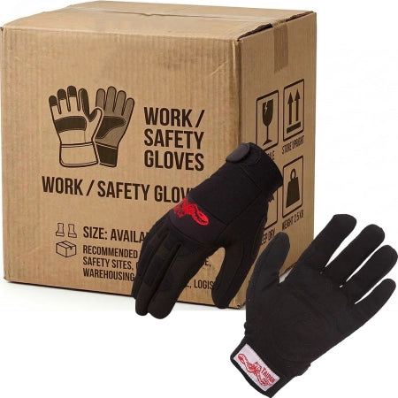 Carton of 60 Stealth Taipan Full Finger Mechanics Glove (XLarge)