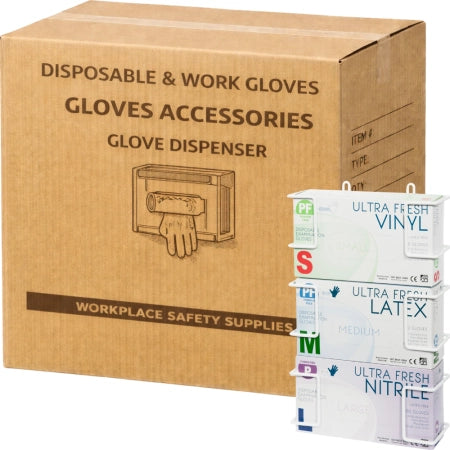 Carton of 10 3-Tier White Glove Dispenser