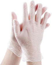 Capri Clear Powder Free Vinyl Gloves Box of 100