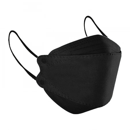10 Pack KF94 Black 4-Layer Face Masks With Earloops