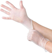 Capri Clear Powder Free Vinyl Gloves Box of 100