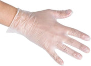 Capri Clear Powder Free Vinyl Gloves Box of 100