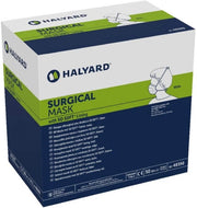 HALYARD SO SOFT* Surgical Mask, Pleat-Style with Ties, White (50 Masks/Box)