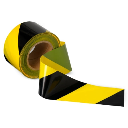 Carton of 20 SD Barrier Tape Yellow & Black 100mm
