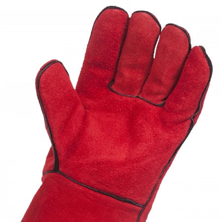 Welding Gloves Namib Split Leather Red