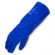 Split Leather Blue Welding Gloves