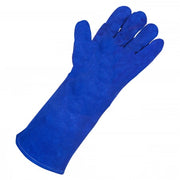 Split Leather Blue Welding Gloves