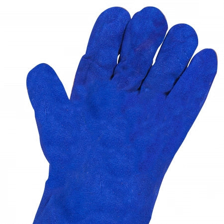 Split Leather Blue Welding Gloves