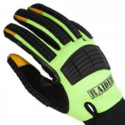 Carton of 60 Stealth Raider Hi-Viz Impact Mechanics Gloves - Medium