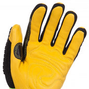 Carton of 60 Stealth Raider Hi-Viz Impact Mechanics Gloves - Medium