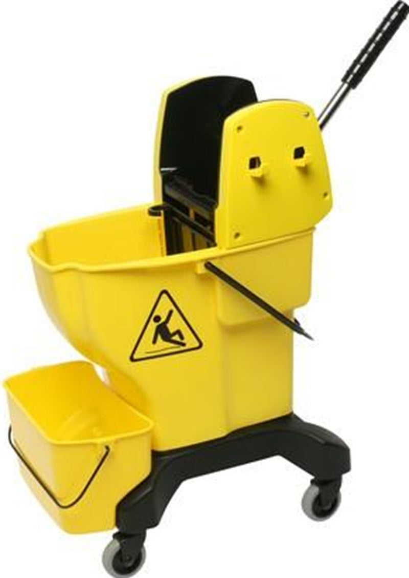 Edco Enduro Press Bucket Complete with Wringer - Yellow