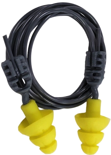 Carton of 10 Ergo Push and Twist Corded Earplugs Reusable 24dB Class 4